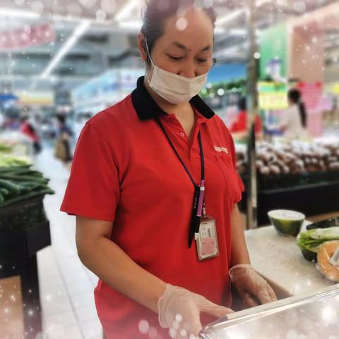 节能降耗齐用心—百步亭花园路店蔬菜课长周金花