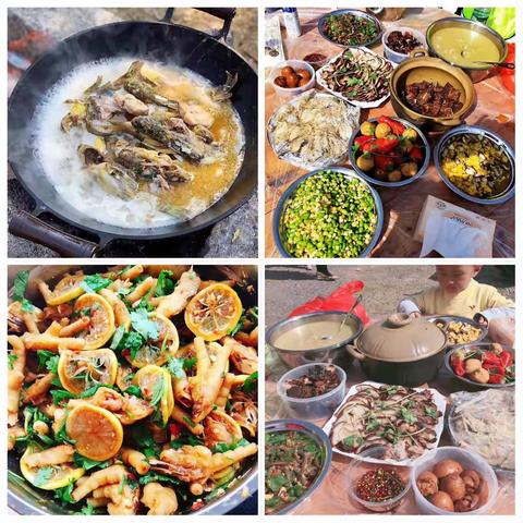 阳光灿烂，秋风刚刚好。盼望已久的野炊终于来了。