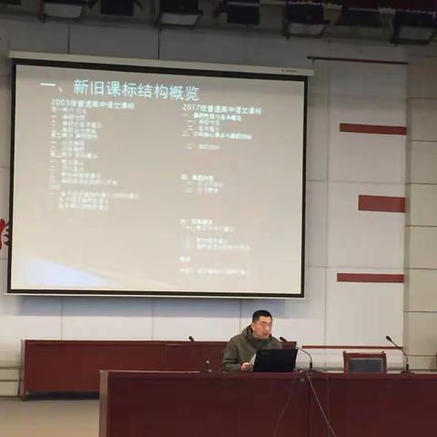 《新课程  新标准  新方向-凤城高中语文组新旧课标异同对比及高三教学策略研讨会》