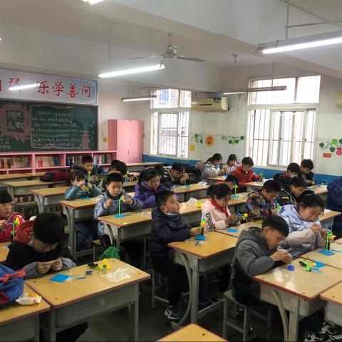 六小（皂角树）•科学DIY社团：磕头风扇（第七课）