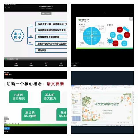 石东路小学二年级语文组“停课不停学，停课不停研”