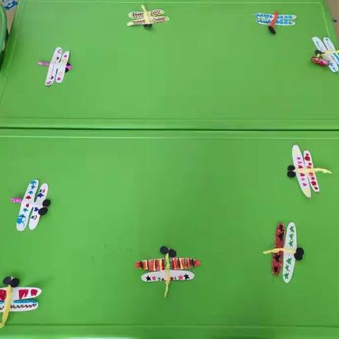 博兴县第一小学附属幼儿园中四班手工《我的蜻蜓》