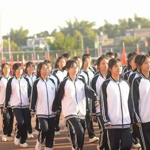 2022贺州一高运动会入场式（一）