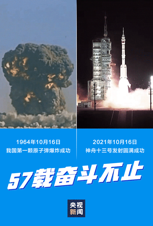 跨越57年的同一天，骄傲！