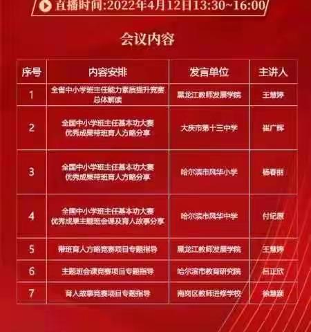 黑龙江省中小学班主任能力素质提升竞赛培训     暨全国班主任基本功优秀成果展示会议——依兰县第二小学