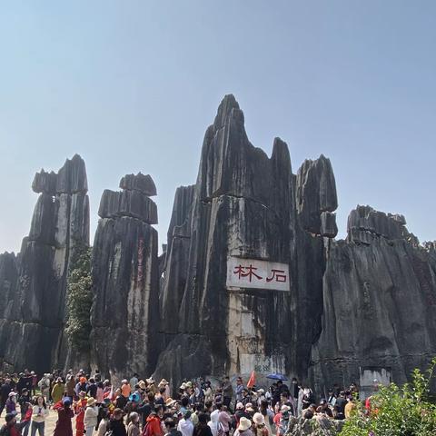 七彩云南行：天下第一奇观——石林。