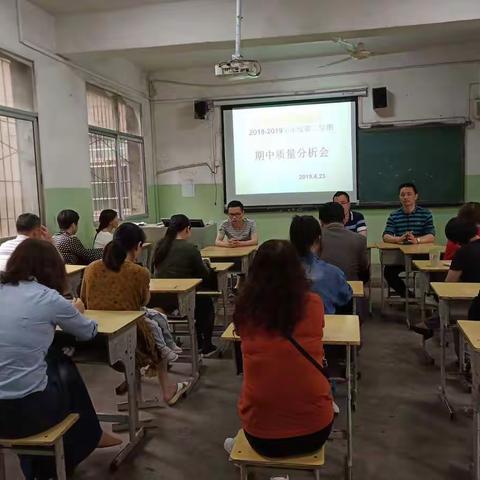 应坊-高潭小学联盟片                2018-2019学年度第二学期期中质量分析会