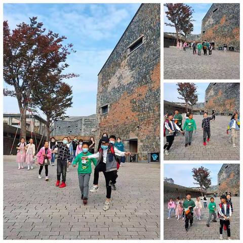 四（2）班优胜小组第一站游——博物馆功臣山
