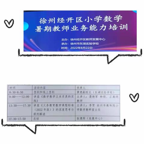 研学蓄力积跬步 笃行奋进共前行 ——记徐庄实小数学暑假教师业务能力培训