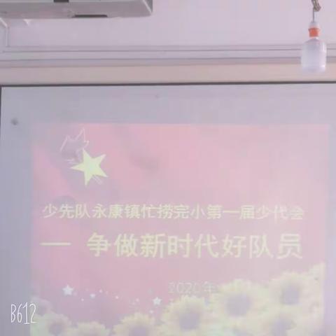永康镇忙捞完小，﻿第一届少代会