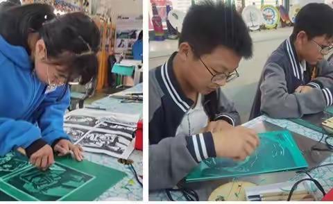安吉天略外国语学校：走进版画世界 领略版痕魅力
