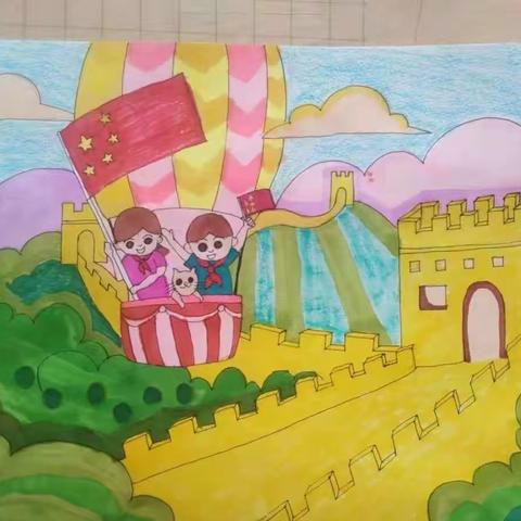 小小中国心 浓浓爱国情——徽县实验小学一年级8班举行欢庆国庆节主题活动