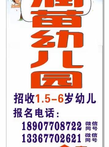 润苗幼儿园2023年秋季学期开始招生啦！幼儿园重新装修，优惠多多，请家长们耐心看完内容！