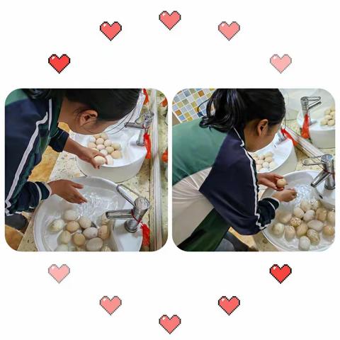 川嘉翰林幼儿园中一班～制作咸鸭蛋