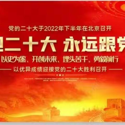 东彭留小学全体学生“喜迎二十大，永远跟党走”。