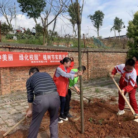 点种美丽.绿化校园——植树节实践活动