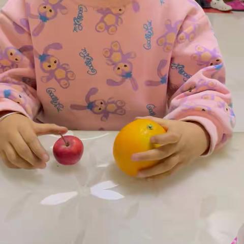 崇文街小学375班李思妍同学学习了《有趣的比较》运用生活中的物品进行比较。