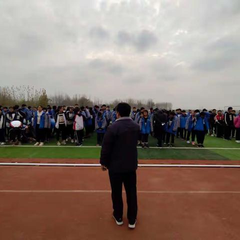 你的汗水是生命的色彩——戴庙镇中学冬季长跑运动会