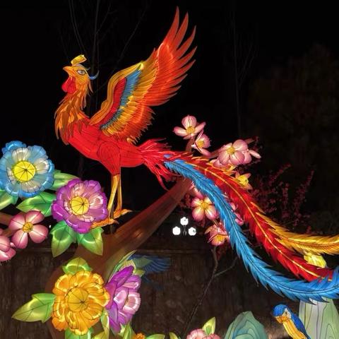 颐和门前灯如昼，马岁同庆喜乐长