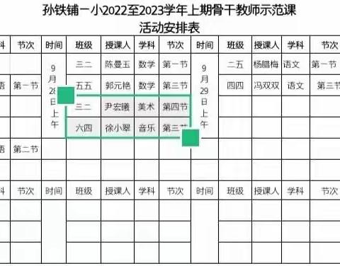 骨干展风采，引领促成长—综合组骨干教师示范课纪实