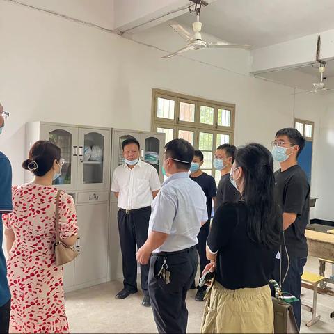 督导助力，安全开学——沙溪中心小学迎信州区教体局2022年秋季开学工作督导检查