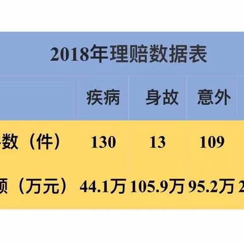 固原中支2019上半年理赔播报