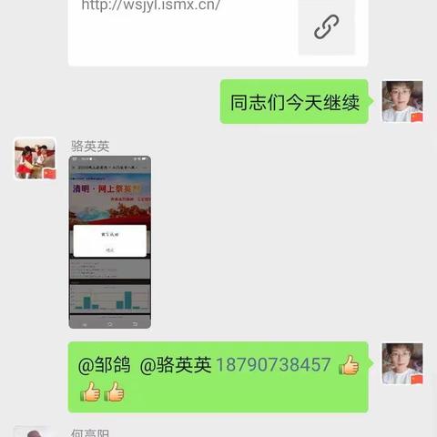 杜关镇中心小学开展网上祭英烈活动