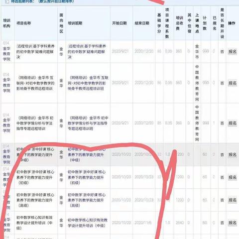 小学数学教师专业发展培训项目推荐