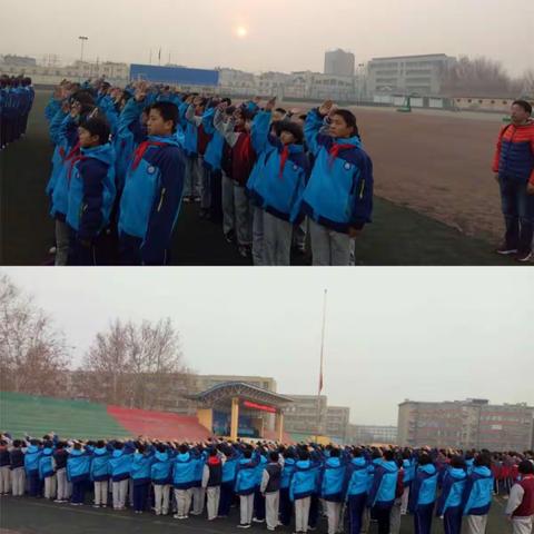 新学期怀揣新梦想，新征程开启新奋斗——记周村区实验中学初中部2018-2019学年第二学期新风貌