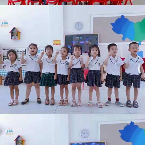 天乐幼儿园大二班开学第一天精彩瞬间