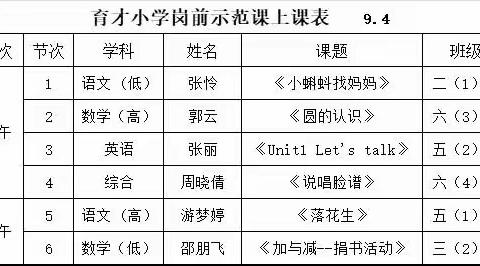 “教师师范，引领成长”——教师课堂风采师范课