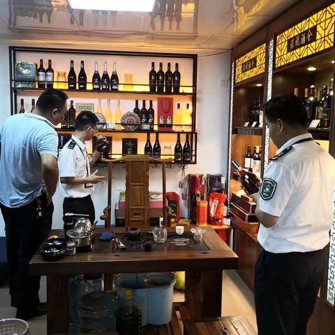 盐田局海山所开展“九号查酒”酒类安全专项执法行动