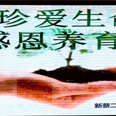 “珍爱生命，感恩养育”一一新蔡二高德育系列活动‘‘一日六课“之主题教育讲座