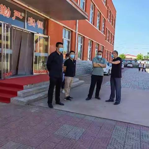 包片检查促发展，开学准备迎新篇—东黄坨镇中心学校