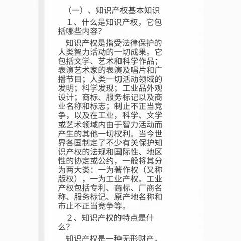 知识产权相关学习