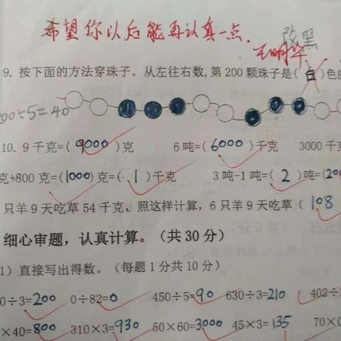 感谢家长对孩子学习的支持！