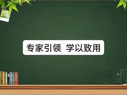 专家引领、学以致用-----记后渔沃小学“和美课堂”学习汇报课
