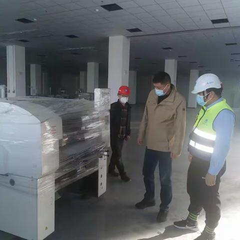 发展和经济运行部赴区内重点项目检查项目建设进度及疫情防控情况