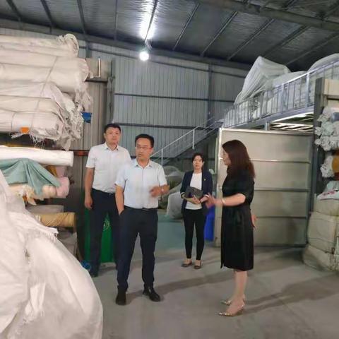 新城党委委员、管委会副主任寻心乐走访辖区工业企业