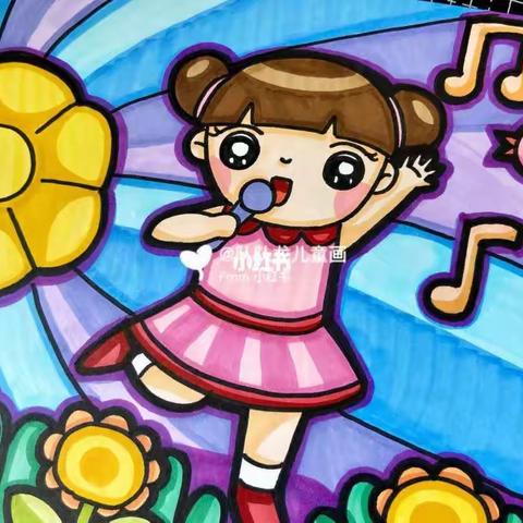 美妙歌声聚集云端，二五班小小演唱家