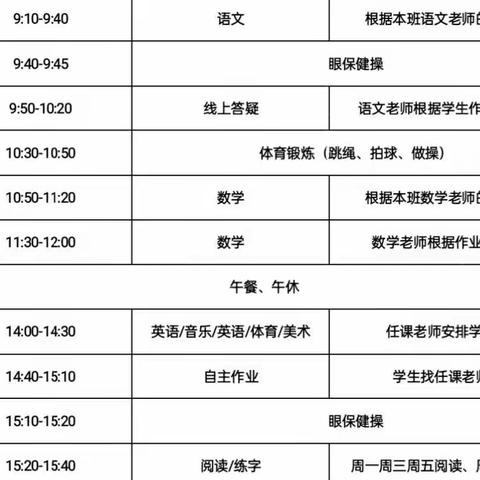 12月7日湴冲学校疫情期间“停课不停学”线上教学