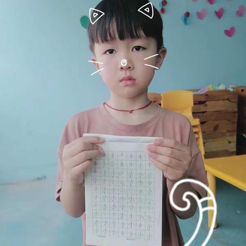 孩子们开学后的第一次作业，完成的棒棒哒👏👏👏👏👏