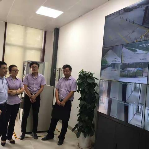广瑞物业公司接受集团第二安全检查组交叉督导检查
