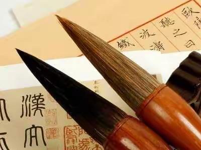 六年级六班第一次书法展示