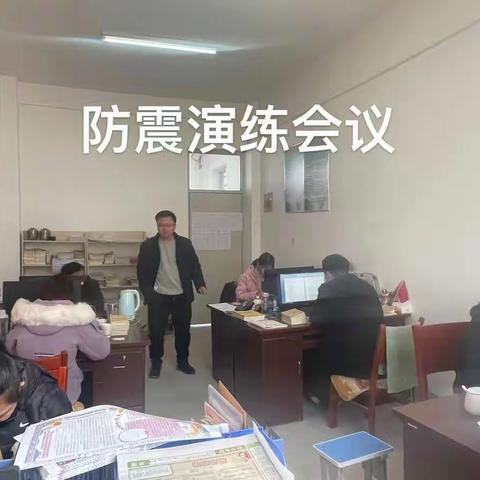 沙窝镇霍寨小学防地震演练活动