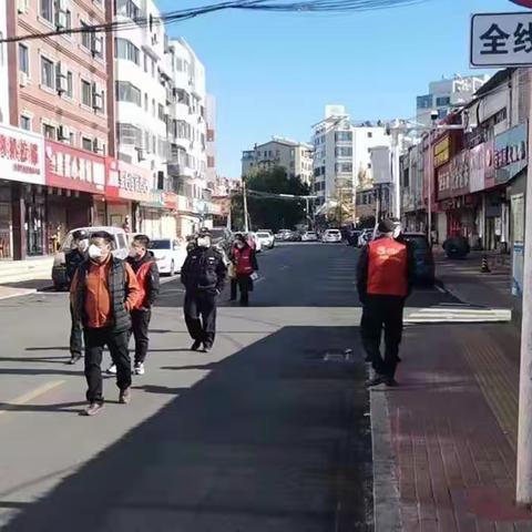 联合执法，共筑红桥蓝座社区防疫屏障