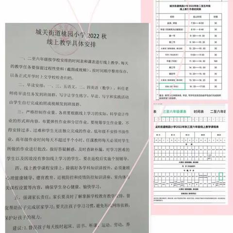 抗击疫情显担当，线上教学促成长---记城关街道桃园小学党支部疫情期间线上教学活动！