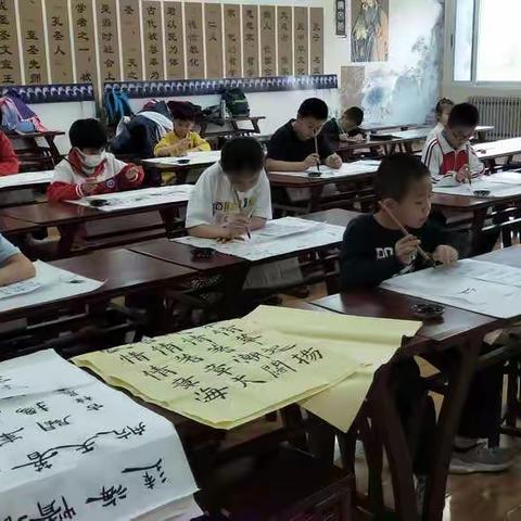 “艺彩童年 逐梦少年”东凯小学第八届艺术节活动——书法专场网络展