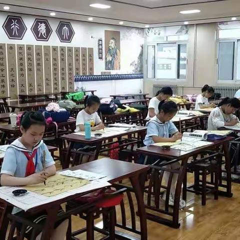 东凯小学书法社团成果展