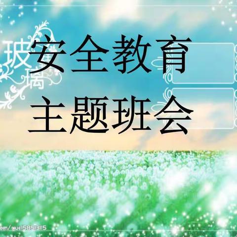 湖西小学防溺水、防诈骗、交通安全主题班会